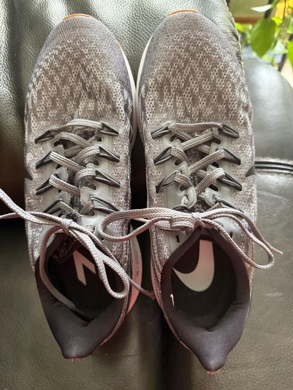 Nike Women’s Grey Knit Athletic Sneakers